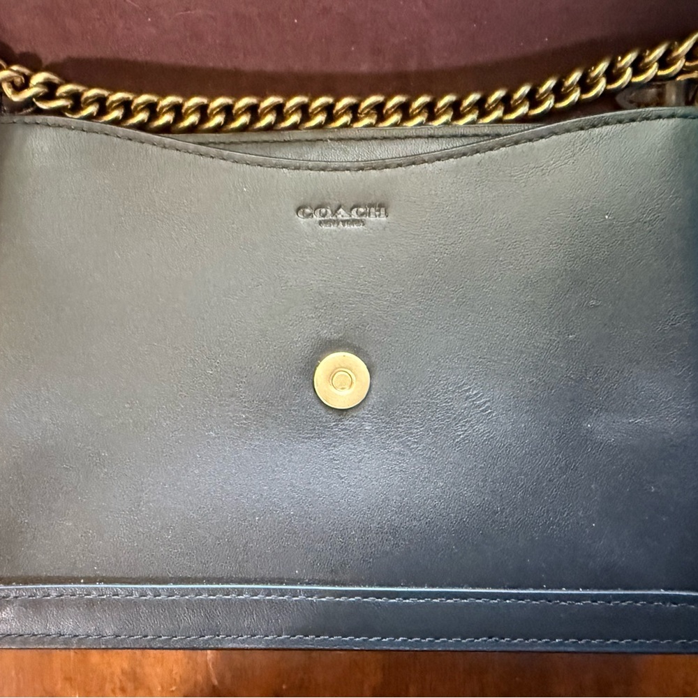 Black Coach Leather Mini Bag - Picture 5 of 8